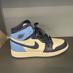 BRAND NEW, custom made Air Jordan sneakers - size 5.5 boys (fits 6.5 women’s)